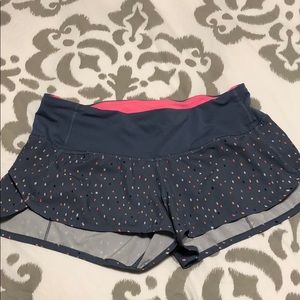 Polka dot Lululemon Speed Shorts